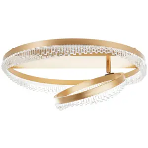 Brilliant Plafonnier LED Aurora, doré Ø 61 cm, aluminium, CCTVendu parluminaire
