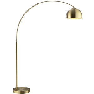 Lampadaire arc Manor laiton doré H.195cm IP20 E27 20W Brilliant pas cher