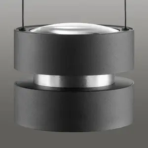 Brilliant Suspension LED Glow-Sphere, Ø 18 cm, noir, métal pas cher
