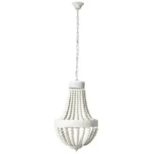 Brilliant LIBA-Lustre Métal/Bois Ø40cm pas cher
