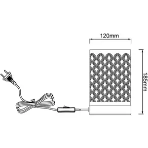 Brilliant Lampe à poser Neolia, hauteur 19 cm, noir/doré, métal pas cher
