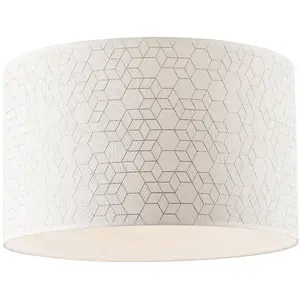 Plafonnier décoratif BRILLIANT Galance 40cm blanc pour intérieur - 1x E27, 20W