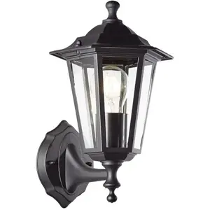 Comparateur de prix : Brilliant CARLEEN Applique extérieure - Noir - E27 max 60W - Ampoule non incluse