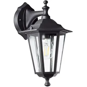 Comparateur de prix : Brilliant CARLEEN Applique extérieure, noir, E27 max 60W, ampoule non incluse