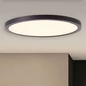 Comparateur de prix : Brilliant Plafonnier LED Tuco, noir, Ø 25 cm