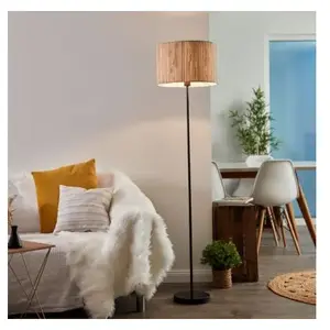 Comparateur de prix : Brilliant WIMEA-Lampadaire Métal/Jonc de Mer H161.5cm