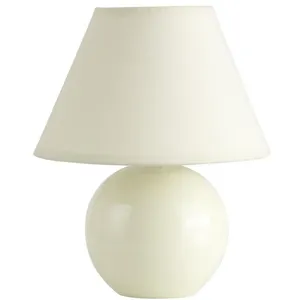 BRILLIANT Lampe à poser/chevet Prime hauteur 23 cm Ø20 cm E14 40W beigeVendu paramazon