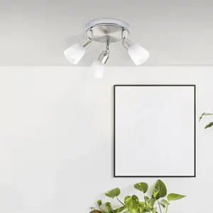 Comparateur de prix : Brilliant Plafonnier à 3 lumières Sofia