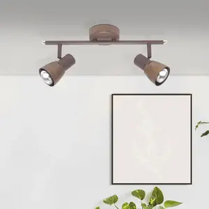 Brilliant 39513/56 Barre 2 Lumières Orientable pas cher