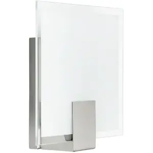 Comparateur de prix : Sonian 90324/13 Applique E14 40 w led acier inoxydable, blanc - Brilliant