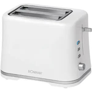 Comparateur de prix : Pain grille - BOMANN - TA 1577 CB - 2 tranches - 870W - Blanc
