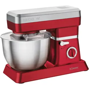 Comparateur de prix : Robot Petrin Multifonction 6.3L 1200W Bomann KM 398 CB Rouge