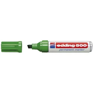 Comparateur de prix : edding - marqueur permanent 500, pointe biseautée, vert