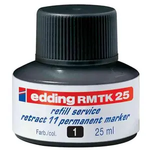 EDDING - encre de chine de recharge RMTK 25, bleue, 25 ml permanente, ...