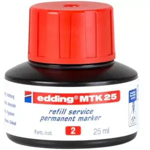 Recharge pour marqueur permanent Edding E21 25 ml - Rouge