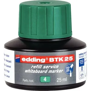 Comparateur de prix : edding - recharge d'encre BTK 25, vert, contenu: 25 ml