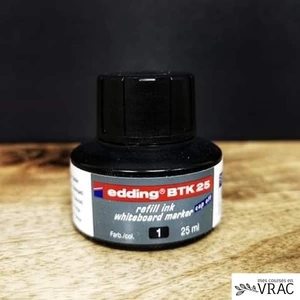 Comparateur de prix : edding - recharge d'encre BTK25, noir, contenu: 25 ml