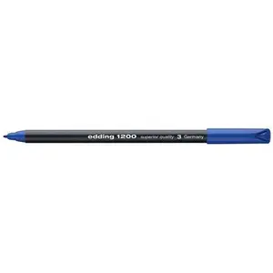 EDDING Lot de 6 Feutres Coloriage pointe fine 1200 noir 1 mm