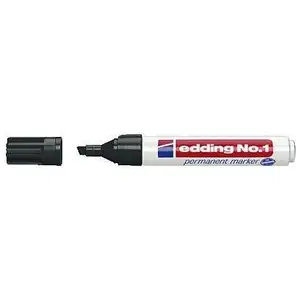 Comparateur de prix : edding - marqueur permanent No.1, pointe biseautée, noir