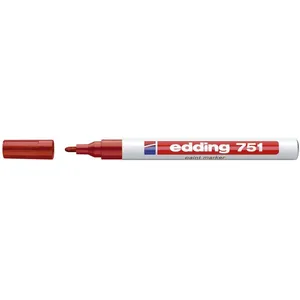 Comparateur de prix : edding - marqueur peinture 751 paint marker, pointe ogive, Rouge