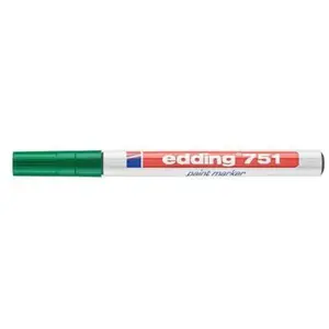 Comparateur de prix : edding - marqueur peinture 751 paint marker, pointe ogive, Vert
