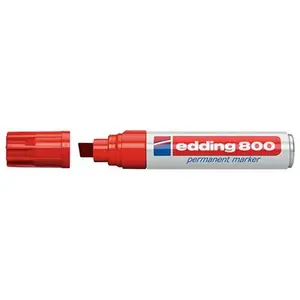 edding - marqueur permanent 800, pointe biseautée, jaune pas cher
