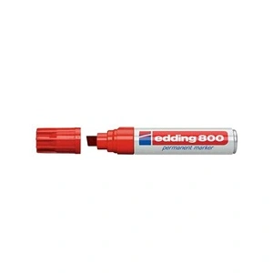 Comparateur de prix : edding - marqueur permanent 800, pointe biseautée, rouge