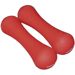 Haltères en néoprène Finnlo 1 kg rouge (paire) pas cher