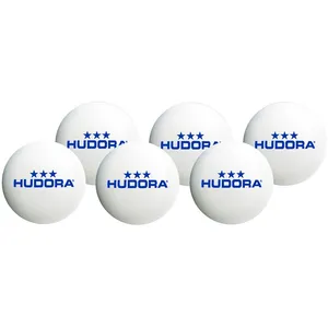 HUDORA Hudora 76277 Balles De Tennis De Table - 6 Pièces pas cher