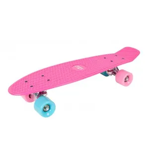 Hudora - Skateboard Retro Wonders rose pas cher