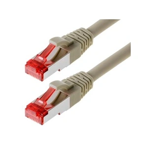 Câble patch Helos S/FTP Cat 6 gris 15,0 m pas cher