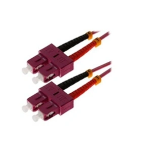 Comparateur de prix : Herweck Helos - Cordon de raccordement - SC multi-mode (M) pour SC multi-mode (M) - 20 m - fibre optique - duplex - 50 / 125 microns - OM4 - violet