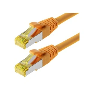 Helos Câble Patch Cat 6a 0,5 m Jaune pas cher