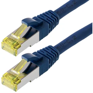 Helos Câble Patch Cat 6a 1 m Bleu pas cher