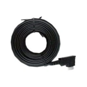 Câble de raccordement tae n 6p2c, 2adr., 15 m, noir, helos 118009 pas cher