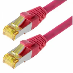 Helos 118133 helos câble patch S/FTP Cat 6a magenta 2,0m pas cher