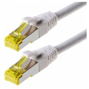 Câble patch Helos CAT 6a 0,25 m Blanc pas cher