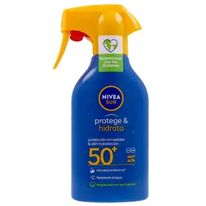 Protections solaires Nivea  Spray Solaire Protège et Hydrate SPF 50+ 270 ml pas cher