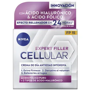 Nivea Cellular Filler crème de jour hyaluronique & folique SPF15 50 ml pas cher