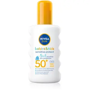 Nivea Sun Kids Protect and Sensitive Sun Spray Very High SPF 50+, 200ml by NIVEA pas cher