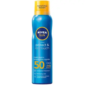 NIVEA SUN Protection Solaire Brume Protect et Dry Touch Spf50 200 ml pas cher