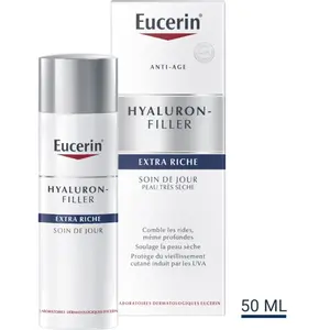 Eucerin Peau Sèche Urea 5% Hyaluron Filler Extra Riche Jour 50ml pas cher