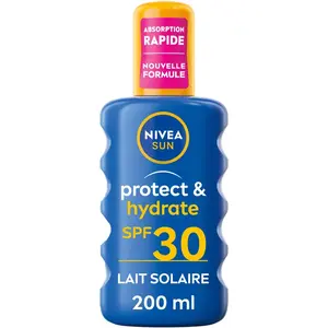 NIVEA Spray solaire hydratante SPF 30 - Protect & Hydrate - Corps - 200 ml pas cher