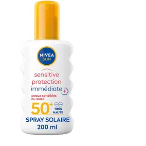 NIVEA - Protection solaire Spray peaux sensibles FPS50+ 200 ml unisex