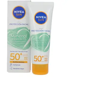 Nivea - Crème Solaire Visage Mineral Protection SPF50+ 50 ml - 50 ml pas cher