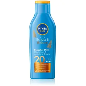 NIVEA SUN Protect & Bronze lait solaire intense SPF 20 200 ml pas cher