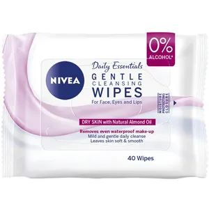 Nivea Daily Essentials 3in1 Dry 40 Pcs - Nivea - Nettoyage Du Visage pas cher
