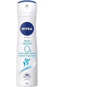 Comparateur de prix : NIVEA Déodorant spray - Fresh Natural 0% - 150 ml
