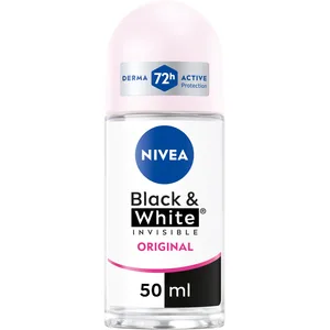 NIVEA Black & White Invisible Original Roll-on 6 x 50 ml Déodorant Femme Efficace 72h Déodorant Roll on Anti-transpirant pour Odeurs, Sueur, Résidus, Irritations et Taches sur Tissus Clair et FoncéVendu paramazon