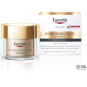 Comparateur de prix : Eucerin Hyaluron-Filler + Elasticity Thiamidol soin de nuit Anti-Âge 50ml